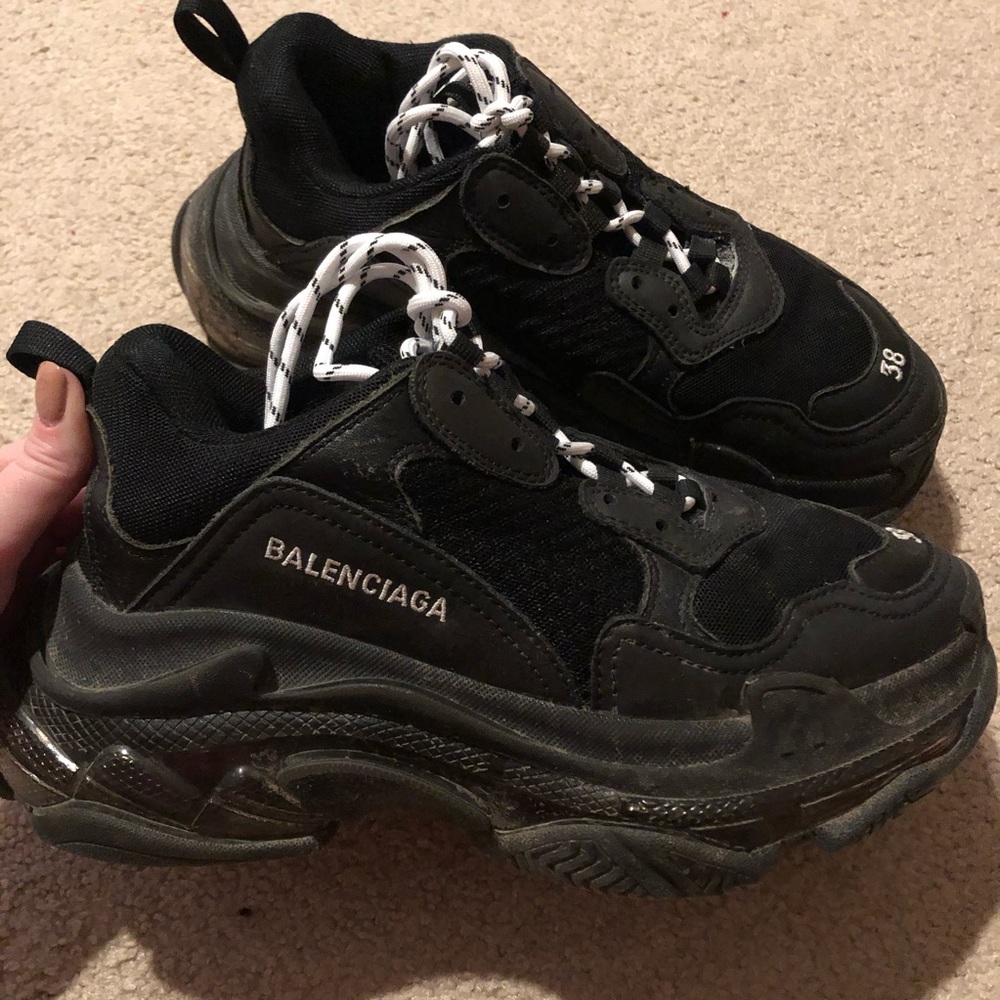 Black Balenciaga Triple S